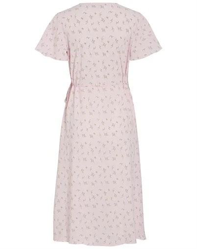 Vila - VILovie Wrap Midi Kjole - Cherry Blossom